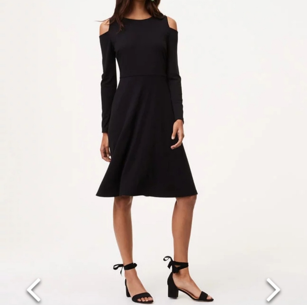 LOFT Cold Shoulder Dress Size 14
